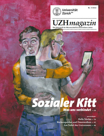 UZH Magazin 1/22 (Cover)