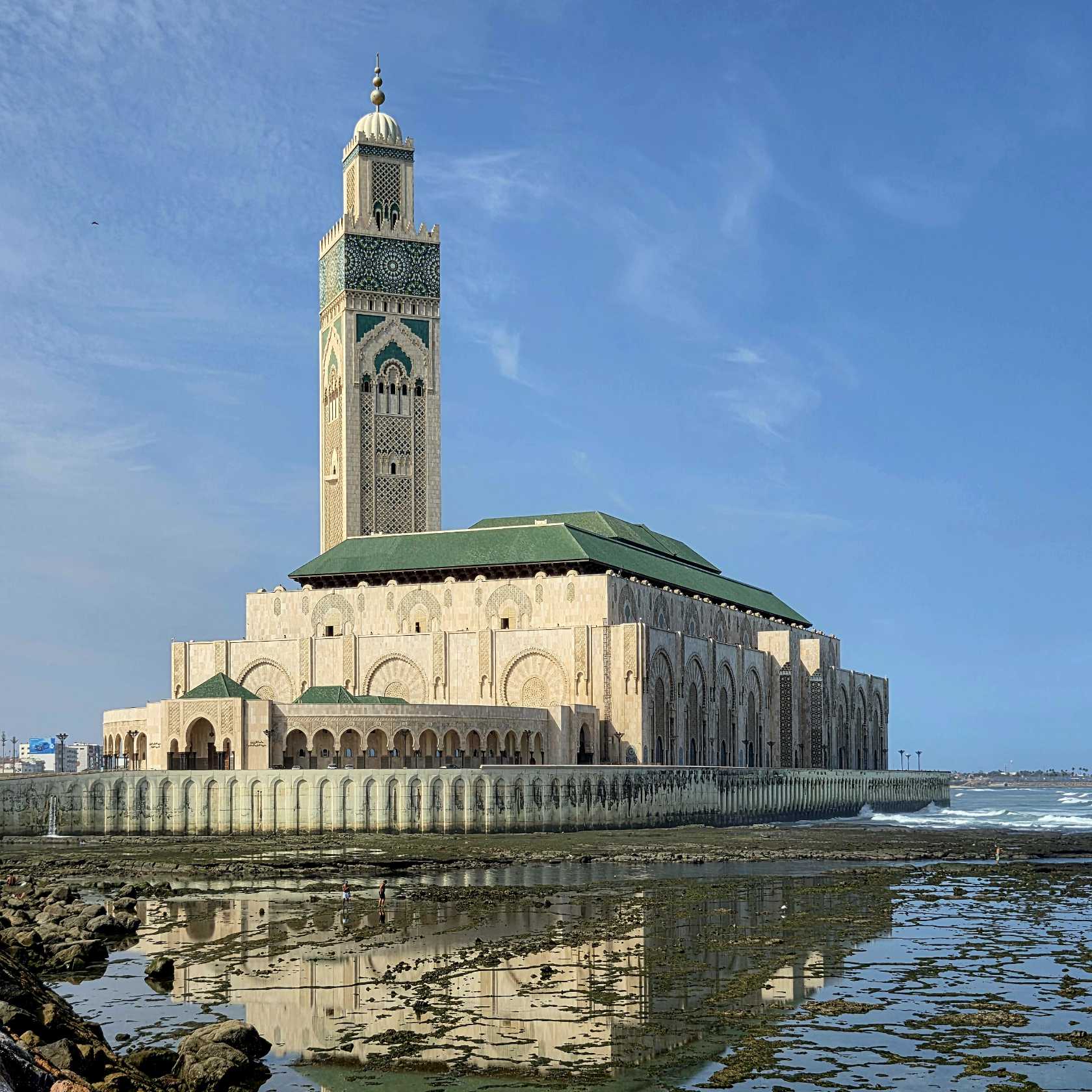 Moschee Hassan II. am Strand von Casablanca