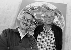 Wilfried Haeberli und Hans Elsasser (16094 Byte)